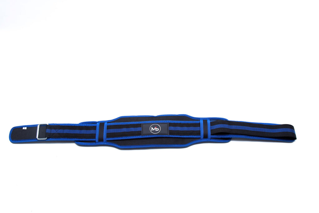 MAXbarbell Essentials Nylon Lifting Belt Blue MAXbarbell LLC