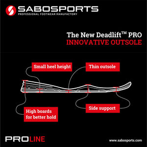 SABO Deadlift PRO Shoes -  White Night