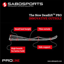 SABO Deadlift PRO Shoes - Black/Red