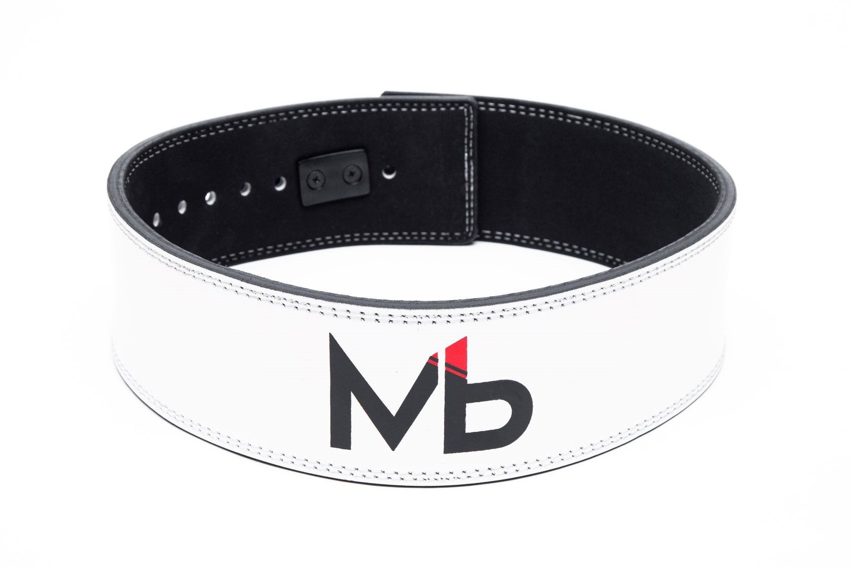 White weightlifting belt hot sale