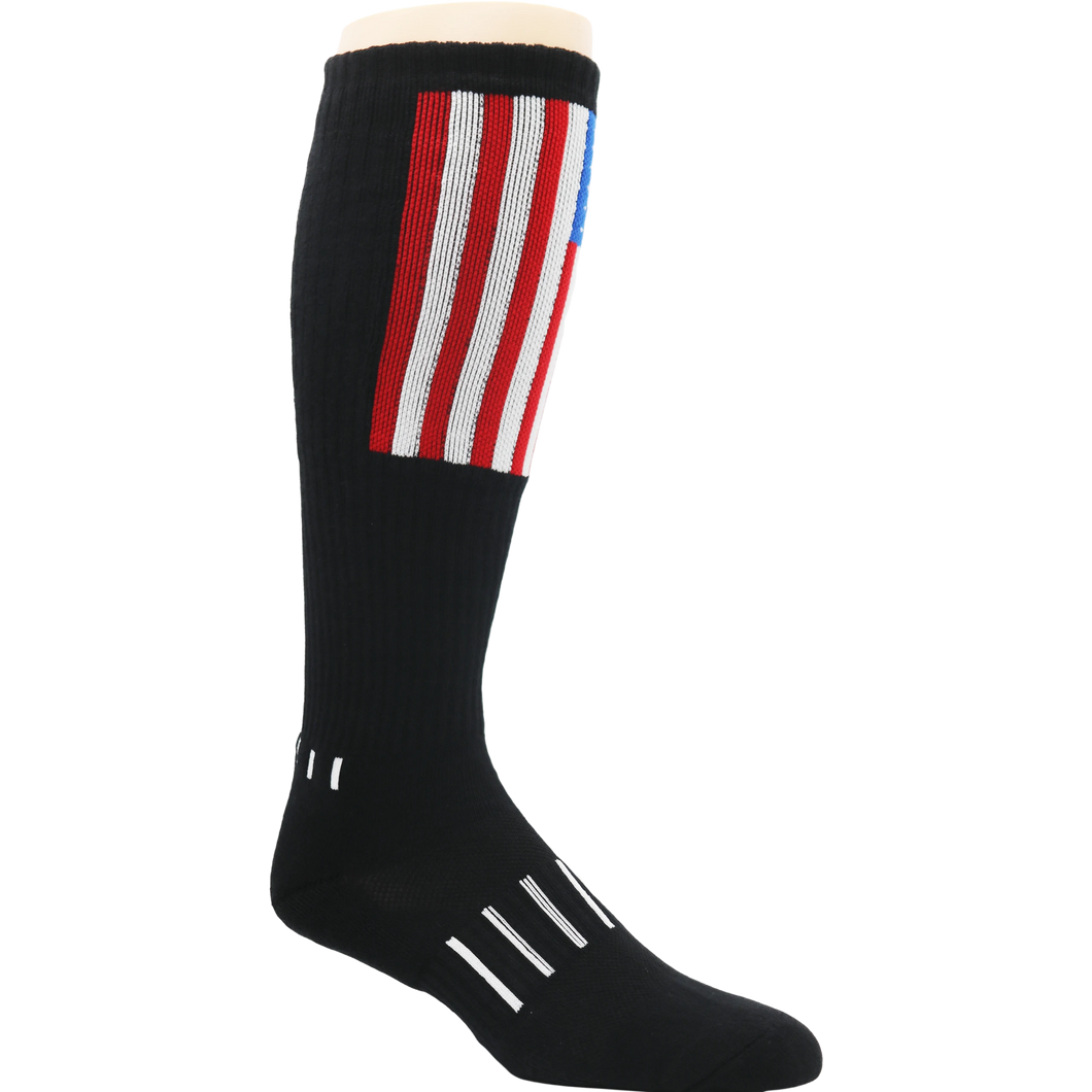 American Flag Block - Moxy Deadlift Socks