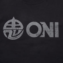 ONI T-shirt Grunge Black Japan