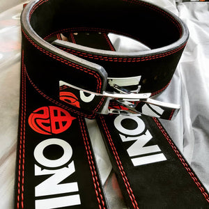 ONI Demon Lever Action Belt IPF Approved 13mm Powerlifting Belt