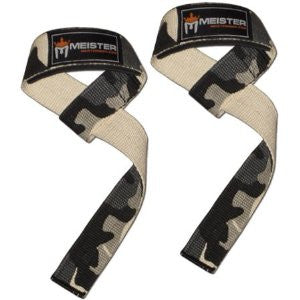 Neoprene-Padded Lifting Straps (Pair) - Urban Camo